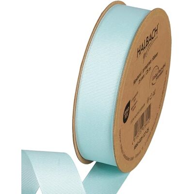 Halbach Seidenbänder Premium Ripsband Breite: 25 mm Länge: 25 m Nachhaltiges Geschenkband aus recyceltem Polyester Ideal als Schleifenband Farbe: light mint Halbach Seidenbänder Premium Ripsband Breite: 25 mm Länge: 25 m Nachhaltiges Geschenkband aus recyceltem Polyester Ideal als Schleifenband Farbe: light mint