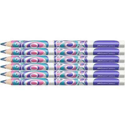 Faber-Castell Regenbogenstifte Fantasy Colours Jumbo, 6 Farben Faber-Castell Regenbogenstifte Fantasy Colours Jumbo, 6 Farben