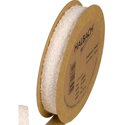 Halbach Seidenbänder Teddy Stoff Dekoband Breite: 20mm Länge: 10m Kunstfell-Band zum basteln und nähen Farbe: beige Halbach Seidenbänder Teddy Stoff Dekoband Breite: 20mm Länge: 10m Kunstfell-Band zum basteln und nähen Farbe: beige