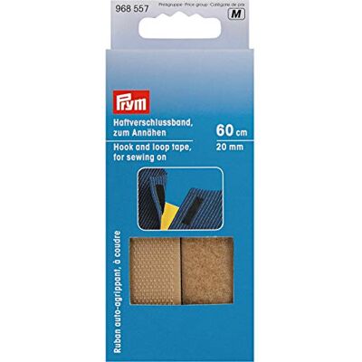 Prym Haftverschlußband zum Annähen, 20mm,L:60cm, beige Prym Haftverschlußband zum Annähen, 20mm,L:60cm, beige