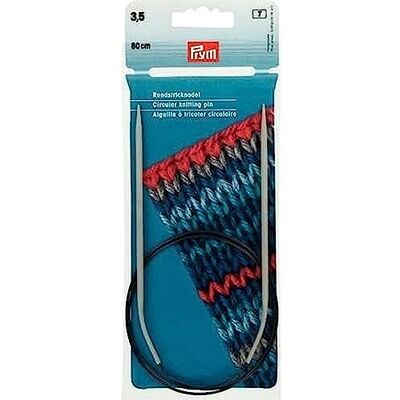 Prym 211249 Rundstricknadeln ALU 80 cm 3,50 mm grau Prym 211249 Rundstricknadeln ALU 80 cm 3,50 mm grau