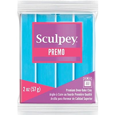 Sculpey Premo Polymer Clay 2oz-Turquoise, c1 Sculpey Premo Polymer Clay 2oz-Turquoise, c1