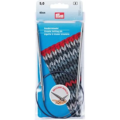 Prym 24" Rund Messing 5mm Stricknadeln - Stricknadeln Prym 24" Rund Messing 5mm Stricknadeln - Stricknadeln