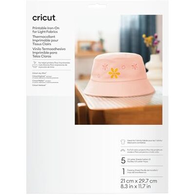Cricut Bedruckbares Vinyl, A4, 10 Blatt (Silber) Cricut Bedruckbares Vinyl, A4, 10 Blatt (Silber)