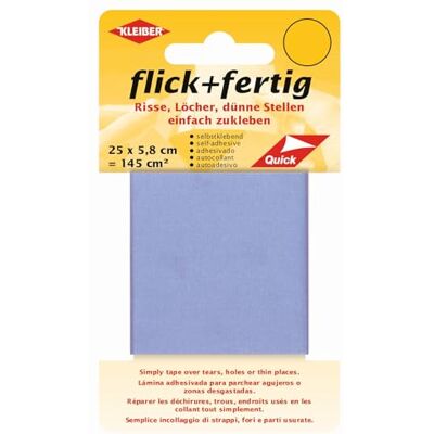 Kleiber + Co.GmbH Kleiber flick und fertig, selbstklebender Flicken, Risse, Löcher, dünne Stellen einfach zukleben, Nylon zuschneidbar, (25 x 5,8 cm) Kleiber + Co.GmbH Kleiber flick und fertig, selbstklebender Flicken, Risse, Löcher, dünne Stellen einfach zukleben, Nylon zuschneidbar, (25 x 5,8 cm)