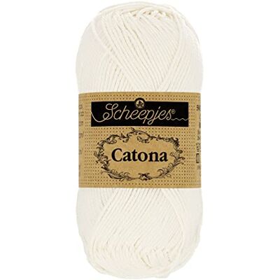 Scheepjes 105 Braut Weiße Catona Garn 1x100g Scheepjes 105 Braut Weiße Catona Garn 1x100g