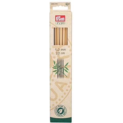 Prym 222216 Strumpfstricknadeln 1530, 20 cm, 5 mm, Holzfarben Prym 222216 Strumpfstricknadeln 1530, 20 cm, 5 mm, Holzfarben