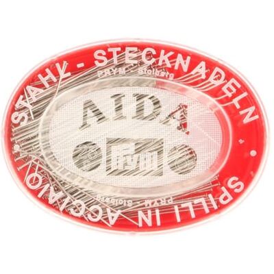 Prym Stecknadeln, 0,60 x 34mm, silberfarbig, 25g, Kunststoffdose, Stahl, 34 x 0,60mm 024351-1 Prym Stecknadeln, 0,60 x 34mm, silberfarbig, 25g, Kunststoffdose, Stahl, 34 x 0,60mm 024351-1