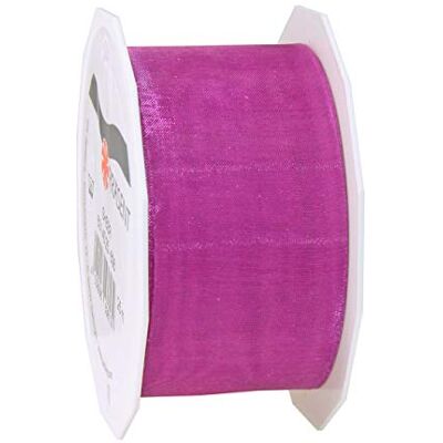 PRÄSENT C.E. Pattberg Sheer Organzaband Purpur, 25 m Geschenkband zum Einpacken von Geschenken, 40 mm Breite, Zubehör zum Dekorieren & Basteln, Dekoband PRÄSENT C.E. Pattberg Sheer Organzaband Purpur, 25 m Geschenkband zum Einpacken von Geschenken, 40 mm Breite, Zubehör zum Dekorieren & Basteln, Dekoband