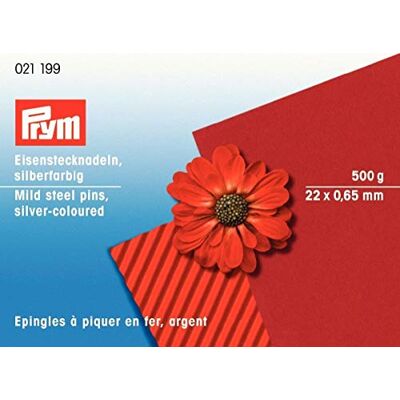 Prym 021199 Stecknadeln, 0,65 x 22mm, silberfarbig Prym 021199 Stecknadeln, 0,65 x 22mm, silberfarbig