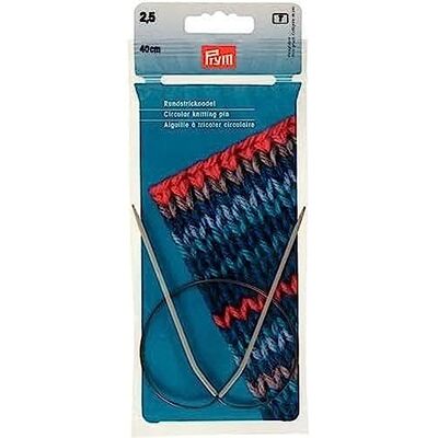 Prym 211215 Rundstricknadeln ALU 40 cm 2,50 mm grau Prym 211215 Rundstricknadeln ALU 40 cm 2,50 mm grau