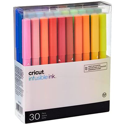 Cricut Infusible Tintenstift Set Feiner Punkt 30-Pack Für infusible Tintenkompatible und Easypress oder Autopress Cricut Infusible Tintenstift Set Feiner Punkt 30-Pack Für infusible Tintenkompatible und Easypress oder Autopress