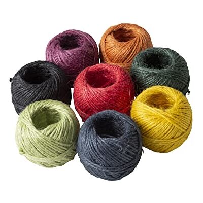 IPEA Natürliche Schnur Jutefaserschnur Bunte – Made in Italy – 8 Farben – Knäuel à 30 Meter – Jute-Kordel Handwerk, Geschenkverpackung, Kreation, Bastelarbeiten 8 Rolle 2 mm Lage IPEA Natürliche Schnur Jutefaserschnur Bunte – Made in Italy – 8 Farben – Knäuel à 30 Meter – Jute-Kordel Handwerk, Geschenkverpackung, Kreation, Bastelarbeiten 8 Rolle 2 mm Lage