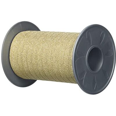 PRÄSENT Poly Glitter Ringelband Kupfer, 100 m leicht kräuselndes Geschenkband, 10 mm Breite, Dekoband zum Basteln & Einpacken von Geschenken, für Festliche Anlässe PRÄSENT Poly Glitter Ringelband Kupfer, 100 m leicht kräuselndes Geschenkband, 10 mm Breite, Dekoband zum Basteln & Einpacken von Geschenken, für Festliche Anlässe