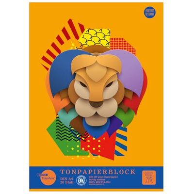 Staufen Dürer Tonpapierblock, 2 Stück, DIN A4, je 20 Blatt 130 g/m², in 10 Farben sortiert Staufen Dürer Tonpapierblock, 2 Stück, DIN A4, je 20 Blatt 130 g/m², in 10 Farben sortiert