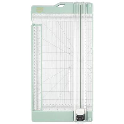 Creative Papierschneider Mit Falzbrett 15x30,5cm, Mintgrün, für Scrapbooking und Karten Basteln Creative Papierschneider Mit Falzbrett 15x30,5cm, Mintgrün, für Scrapbooking und Karten Basteln