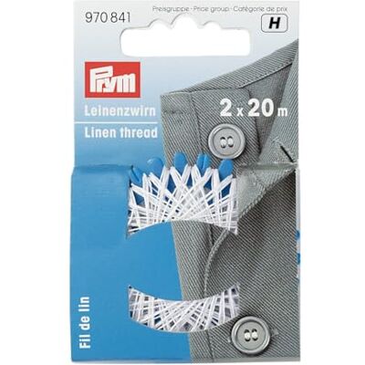Prym 970841 Leinenzwirn 20 m weiß Prym 970841 Leinenzwirn 20 m weiß