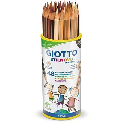 GIOTTO Stilnovo Hauttöne, 30,5 x 10,2 cm, 48 Stück GIOTTO Stilnovo Hauttöne, 30,5 x 10,2 cm, 48 Stück