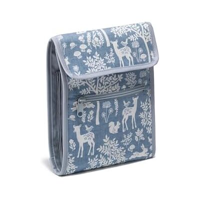 Prym 612657 Rundstricknadelmappe Woodland, blau Prym 612657 Rundstricknadelmappe Woodland, blau