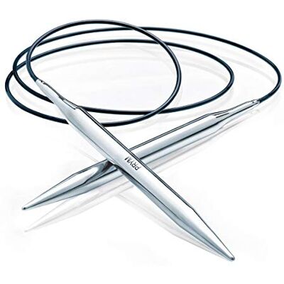Prym 212236 Rundstricknadeln MS 100 cm 10,00 mm silberfarbig Prym 212236 Rundstricknadeln MS 100 cm 10,00 mm silberfarbig