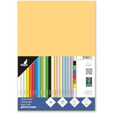 Kangaro Tonpapier Dunkel Chamois DIN A4-160g/m² FSC mix – 50 pack Briefpapier Bastelpapier DIY Kangaro Tonpapier Dunkel Chamois DIN A4-160g/m² FSC mix – 50 pack Briefpapier Bastelpapier DIY