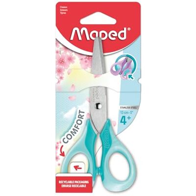 Maped Schul- und Bastel-Schere SENSOFT PASTELL 13 cm, abgerundete Spitze, flexible und ergonomische Griffe flieder, Sortiert Maped Schul- und Bastel-Schere SENSOFT PASTELL 13 cm, abgerundete Spitze, flexible und ergonomische Griffe flieder, Sortiert