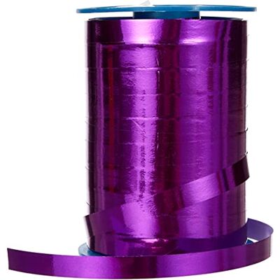 PRÄSENT C.E. Pattberg Mexico Geschenkband metallic violett, 250 m Ringelband zum Einpacken von Geschenken, 10 mm Breite, Zubehör zum Dekorieren & Basteln, Dekoband, Anlass PRÄSENT C.E. Pattberg Mexico Geschenkband metallic violett, 250 m Ringelband zum Einpacken von Geschenken, 10 mm Breite, Zubehör zum Dekorieren & Basteln, Dekoband, Anlass