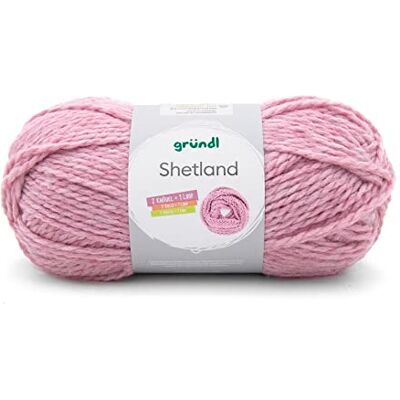 Gründl Wolle Shetland Winterwolle 1 Knäuel 100 g, Rose Dicke Wolle zum Häkeln und Stricken Weich und wärmend 80 % Polyacryl, 20 % Wolle 100 g / 170 m Nadelstärke 7-8 Gründl Wolle Shetland Winterwolle 1 Knäuel 100 g, Rose Dicke Wolle zum Häkeln und Stricken Weich und wärmend 80 % Polyacryl, 20 % Wolle 100 g / 170 m Nadelstärke 7-8