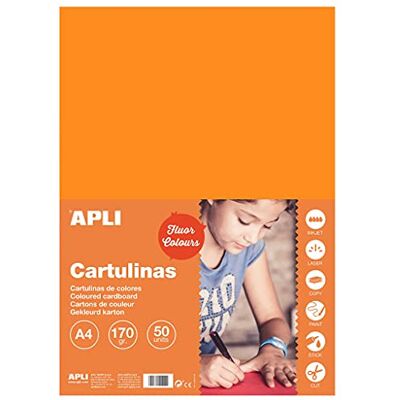 APLI 1423 A4 Orange leuchtend APLI 1423 A4 Orange leuchtend