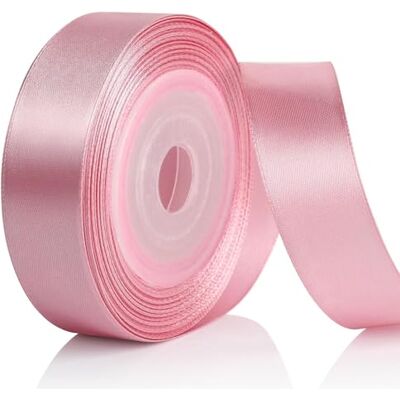 AiQInu Satinband Roségold,25mm 22 Meters Satin Dekoband Rosa Präsent Geschenkband breit, Stoffband für Kleid Hochzeit, Geburtstag Geschenke,Satin Dekoband, Deko Band Geschenkverpackung AiQInu Satinband Roségold,25mm 22 Meters Satin Dekoband Rosa Präsent Geschenkband breit, Stoffband für Kleid Hochzeit, Geburtstag Geschenke,Satin Dekoband, Deko Band Geschenkverpackung