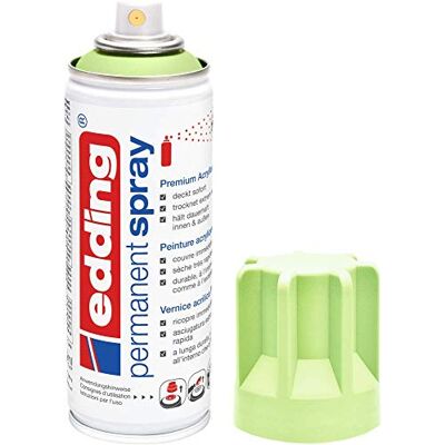 edding 5200 Permanent Spray grün matt 200 ml Acryllack zum Lackieren und Dekorieren von Glas, Metall, Holz, Keramik, Kunststoff, Leinwand Lackspray, Acrylspray, Farbspray edding 5200 Permanent Spray grün matt 200 ml Acryllack zum Lackieren und Dekorieren von Glas, Metall, Holz, Keramik, Kunststoff, Leinwand Lackspray, Acrylspray, Farbspray