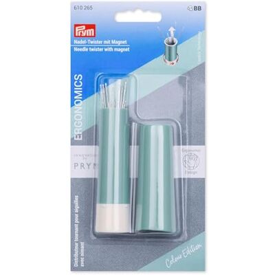 Prym 610265 Nadel-Twister mit Näh- und Stopfnadeln, magnetischer Nadelhalter zur Aufbewahrung, Nadelspender mit 19 Nähnadeln und Stopfnadeln, salbei Prym 610265 Nadel-Twister mit Näh- und Stopfnadeln, magnetischer Nadelhalter zur Aufbewahrung, Nadelspender mit 19 Nähnadeln und Stopfnadeln, salbei