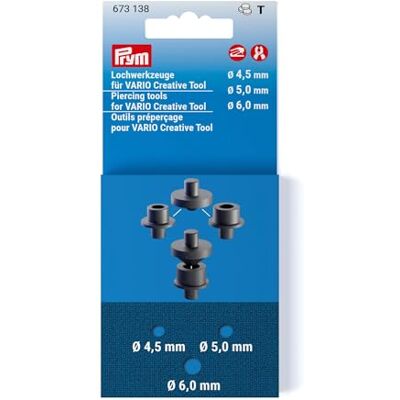 Prym 673138 Lochwerkzeuge für VARIO Creative Tool, 4,5-6,0 mm Prym 673138 Lochwerkzeuge für VARIO Creative Tool, 4,5-6,0 mm