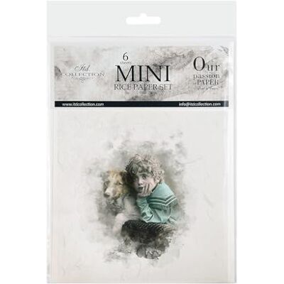 ITD Collection Mini Reispapier Kreatives Set 14,8 x 14,8 cm (6 Blätter), Decoupage Reispapiere für Scrapbooking und Basteln, Mehrfarbig. (RSM020) ITD Collection Mini Reispapier Kreatives Set 14,8 x 14,8 cm (6 Blätter), Decoupage Reispapiere für Scrapbooking und Basteln, Mehrfarbig. (RSM020)