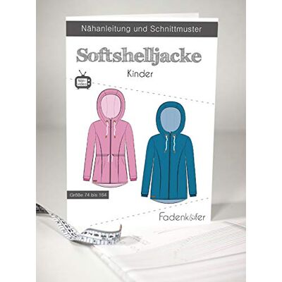 Fadenkäfer Schnittmuster und Nähanleitung Kinder Softshelljacke Fadenkäfer Schnittmuster und Nähanleitung Kinder Softshelljacke