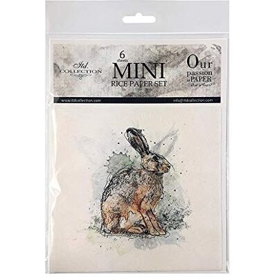 ITD Collection Mini Decoupage Papier Decopatch Papier 14,8 x 14,8 cm (6 Blätter Scrapbooking Dekorpapier für DIY Alben Bullet Journals (RSM005) ITD Collection Mini Decoupage Papier Decopatch Papier 14,8 x 14,8 cm (6 Blätter Scrapbooking Dekorpapier für DIY Alben Bullet Journals (RSM005)