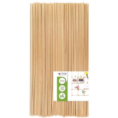 MCE-Commerce Holzstäbe rund aus Buche natur, Ø 4 mm Länge 50 cm, 100 Stück, Zum Basteln, Modellbau, DIY Handwerk MCE-Commerce Holzstäbe rund aus Buche natur, Ø 4 mm Länge 50 cm, 100 Stück, Zum Basteln, Modellbau, DIY Handwerk
