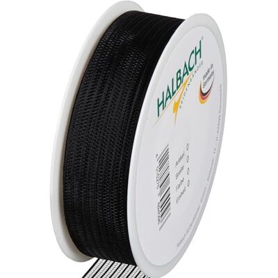 Halbach Seidenbänder Trauerflor 25mm x 25m Edles Trauerband für Gedenkveranstaltungen und zum Verpacken von Trauergeschenken Farbe: schwarz Halbach Seidenbänder Trauerflor 25mm x 25m Edles Trauerband für Gedenkveranstaltungen und zum Verpacken von Trauergeschenken Farbe: schwarz