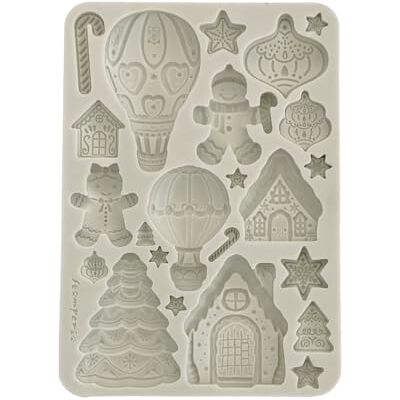 Stamperia Silicon Mould A5 for Scrapbooking, Bullet Journals and More, Non-Stick Surface, Suitable for Air-Dry Clay, Resin and More, Perfect for Crafts and Gifting (Candy Christmas, Gingerbreads) Stamperia Silicon Mould A5 for Scrapbooking, Bullet Journals and More, Non-Stick Surface, Suitable for Air-Dry Clay, Resin and More, Perfect for Crafts and Gifting (Candy Christmas, Gingerbreads)
