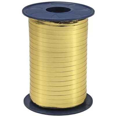 PRÄSENT C.E. Pattberg Mexico Geschenkband metallic Gold, 400 m Ringelband zum Einpacken von Geschenken, 5 mm Breite, Zubehör zum Dekorieren & Basteln, Dekoband, Anlass PRÄSENT C.E. Pattberg Mexico Geschenkband metallic Gold, 400 m Ringelband zum Einpacken von Geschenken, 5 mm Breite, Zubehör zum Dekorieren & Basteln, Dekoband, Anlass