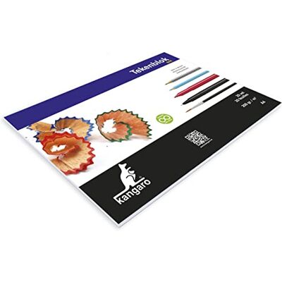 Kangaro Zeichenblock 210x297mm 200 gr 20 Blatt Kangaro Zeichenblock 210x297mm 200 gr 20 Blatt