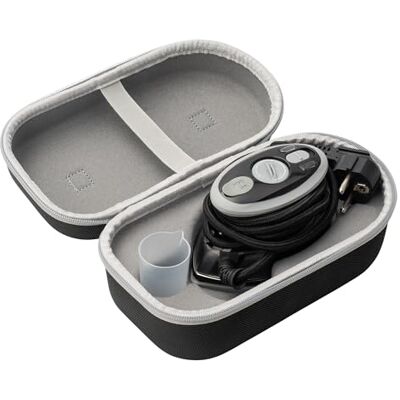 Prym Mini Dampfbügeleisen schwarz mit Silikonablage & Aufbewahrungs-Case im Set 400W, einstellbare Temperatur (110–240V) ideal für Nähen, Patchwork & Reisen Prym Mini Dampfbügeleisen schwarz mit Silikonablage & Aufbewahrungs-Case im Set 400W, einstellbare Temperatur (110–240V) ideal für Nähen, Patchwork & Reisen