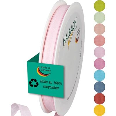 Halbach Seidenbänder Geschenkband Breite 10mm Länge 25m Schleifenband made in Germany Geschenkbänder in Vielzahl von Farben und Breiten, perfekt zum Verpacken und Dekorieren, Farbe: blassrosa Halbach Seidenbänder Geschenkband Breite 10mm Länge 25m Schleifenband made in Germany Geschenkbänder in Vielzahl von Farben und Breiten, perfekt zum Verpacken und Dekorieren, Farbe: blassrosa