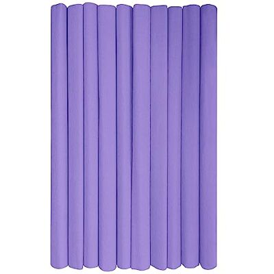 Interdruk Crepe Paper Rolls for Kids, DIY and Decorations Pack of 10 Reels (50cm x 200cm, 28g/m2) 14 Lilac, 14 Lila Interdruk Crepe Paper Rolls for Kids, DIY and Decorations Pack of 10 Reels (50cm x 200cm, 28g/m2) 14 Lilac, 14 Lila