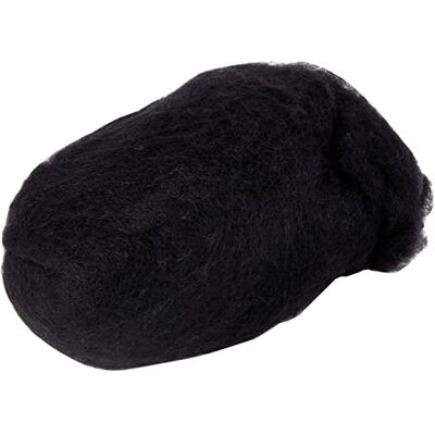 efco 50 g Wolle zum Filzen, Schwarz, 18x12x10 cm efco 50 g Wolle zum Filzen, Schwarz, 18x12x10 cm