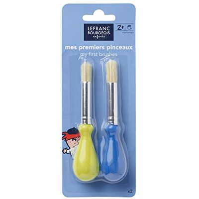 Lefranc Bourgeois Lefranc & Bourgeois Jumbo Kinderpinsel 2er Set Lefranc Bourgeois Lefranc & Bourgeois Jumbo Kinderpinsel 2er Set
