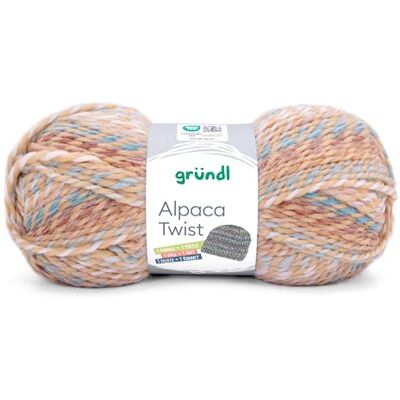 Gründl Wolle Alpaca Twist 1 Knäuel 100 g, beige-hellblau Dicke Wolle mit Alpaka zum Stricken und Häkeln Weich und hautfreundlich 80 % Polyacryl, 20 % Alpaka 100 g / 170 m Gründl Wolle Alpaca Twist 1 Knäuel 100 g, beige-hellblau Dicke Wolle mit Alpaka zum Stricken und Häkeln Weich und hautfreundlich 80 % Polyacryl, 20 % Alpaka 100 g / 170 m