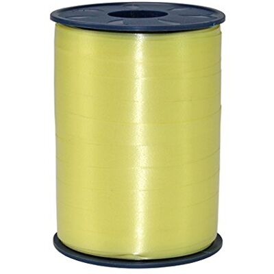 PRÄSENT C.E. PATTBERG Geschenkband hellgelb, 250 Meter Ringelband 10 mm zum Basteln, Dekorieren & Verpacken von Geschenken zu jedem Anlass PRÄSENT C.E. PATTBERG Geschenkband hellgelb, 250 Meter Ringelband 10 mm zum Basteln, Dekorieren & Verpacken von Geschenken zu jedem Anlass