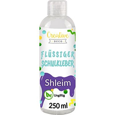 Creative Bastelkleber für Schleim Flüssig-kleber PVA 250 ml Klebstoff für Kunstprojekte Papier Karton Slime Kleber zum Basteln Glue Waschbarer Schulkleber Hohe Effizienz Transparente Creative Bastelkleber für Schleim Flüssig-kleber PVA 250 ml Klebstoff für Kunstprojekte Papier Karton Slime Kleber zum Basteln Glue Waschbarer Schulkleber Hohe Effizienz Transparente