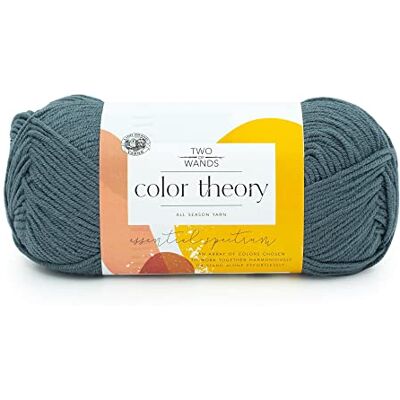 Lion Brand Yarn 619-109W Zwei Stäbe: Farbtheorie Garn, Acryl, Stonewash, 1 Pack Lion Brand Yarn 619-109W Zwei Stäbe: Farbtheorie Garn, Acryl, Stonewash, 1 Pack